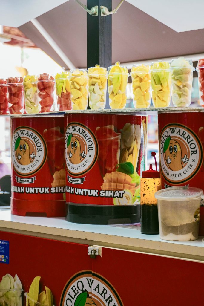 Cutted Fruit kiosk at Jakel Square